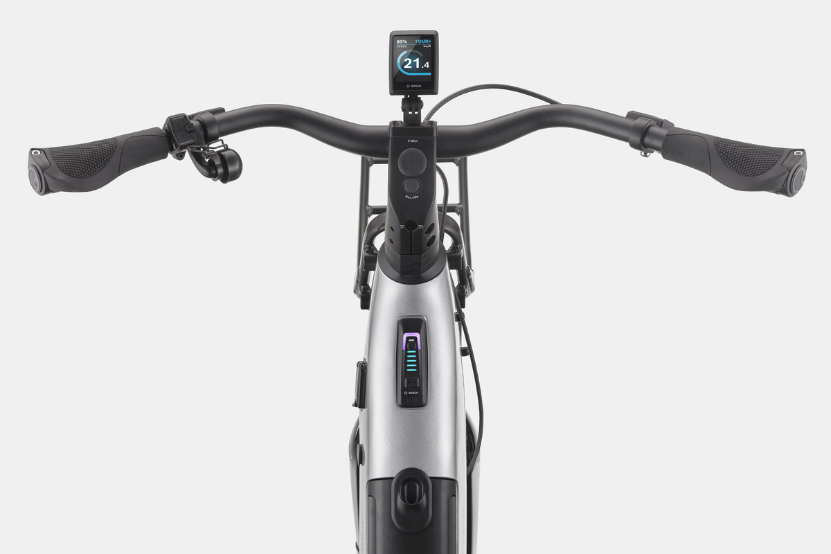 Cannondale Tesoro Automatiq Low StepThru HeadShok Mullet 2026 Silver #3