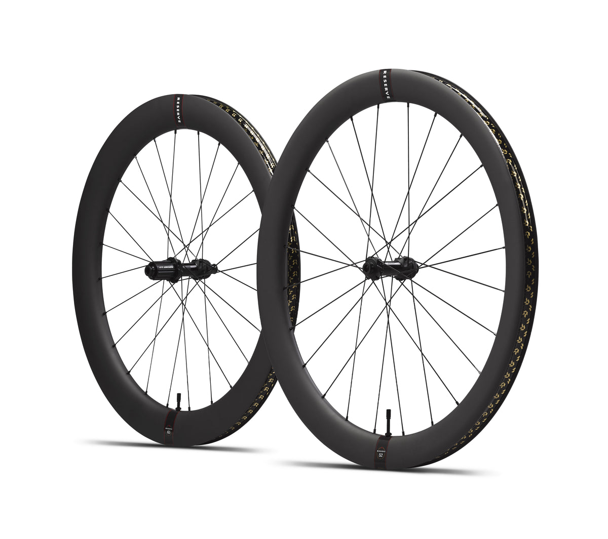 Juego Ruedas Carretera Reserve 52/63 Turbulent Aero DT Swiss 180 HG11 Center Lock Negro