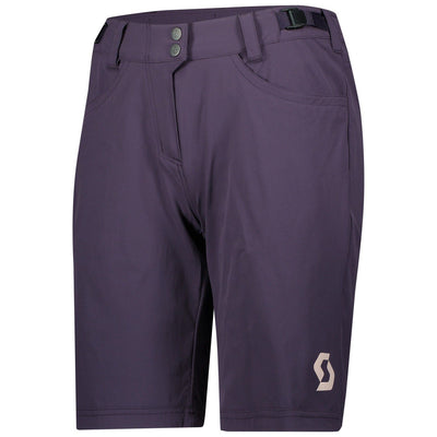 Pantalón Corto MTB Badana Scott Trail Flow Mujer Dark Purple