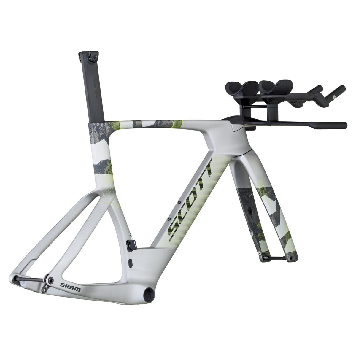 Cuadros Bicicleta Triatlon Cuadro Scott Plasma RC TT HMX 2025 Ice Grey/Progressive Grey