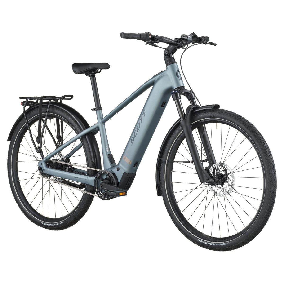 Bicicletas Eléctricas eUrbanas Scott Sub Tour 40 2026 Hematite Blue