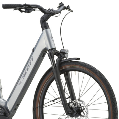 Bicicletas Eléctricas eUrbanas Scott Sweep 20 Wave 2027 Chrome Silver #5