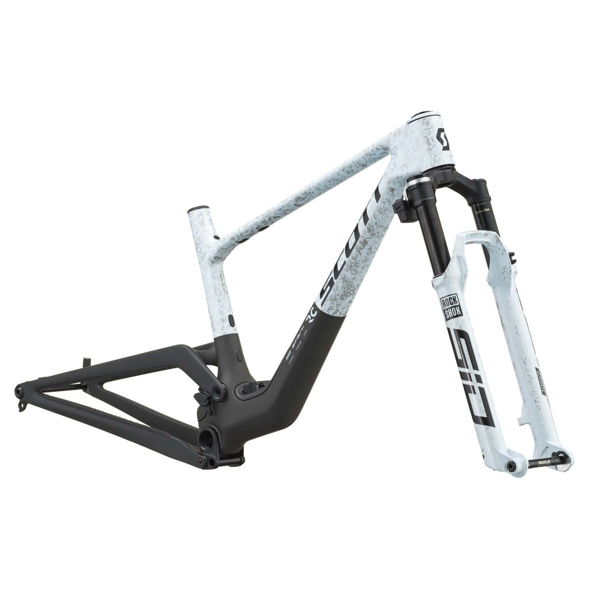 Cuadros Bicicleta MTB Cuadro Horquilla Scott Spark RC World Cup EVO 2027 Rush White/Carbon Black