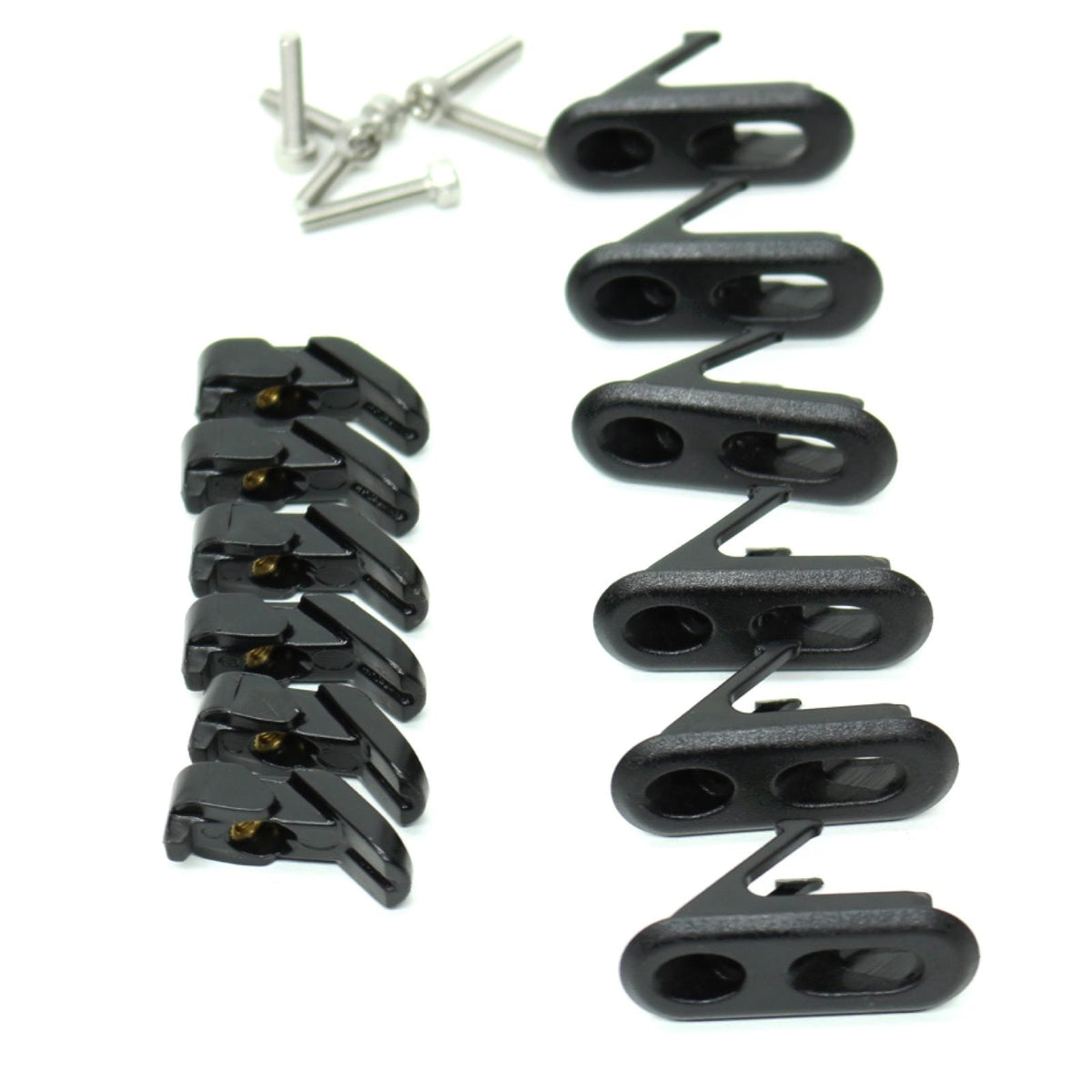 Guías Deslizantes Cannondale 2 Puertos Pack 6 Negro
