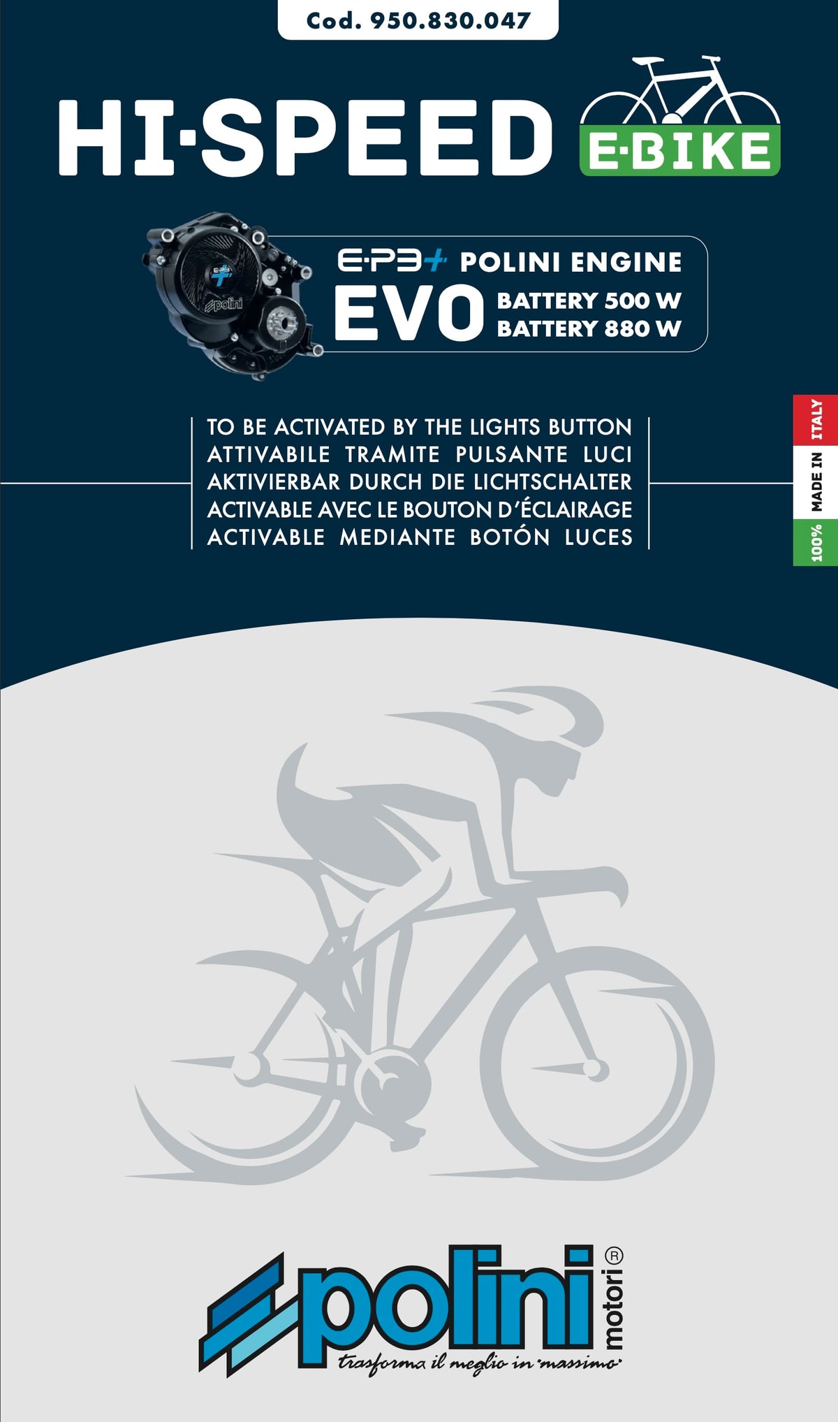 Hi-Speed II E-Bike Polini E-P3+/E-P3+EVO #2