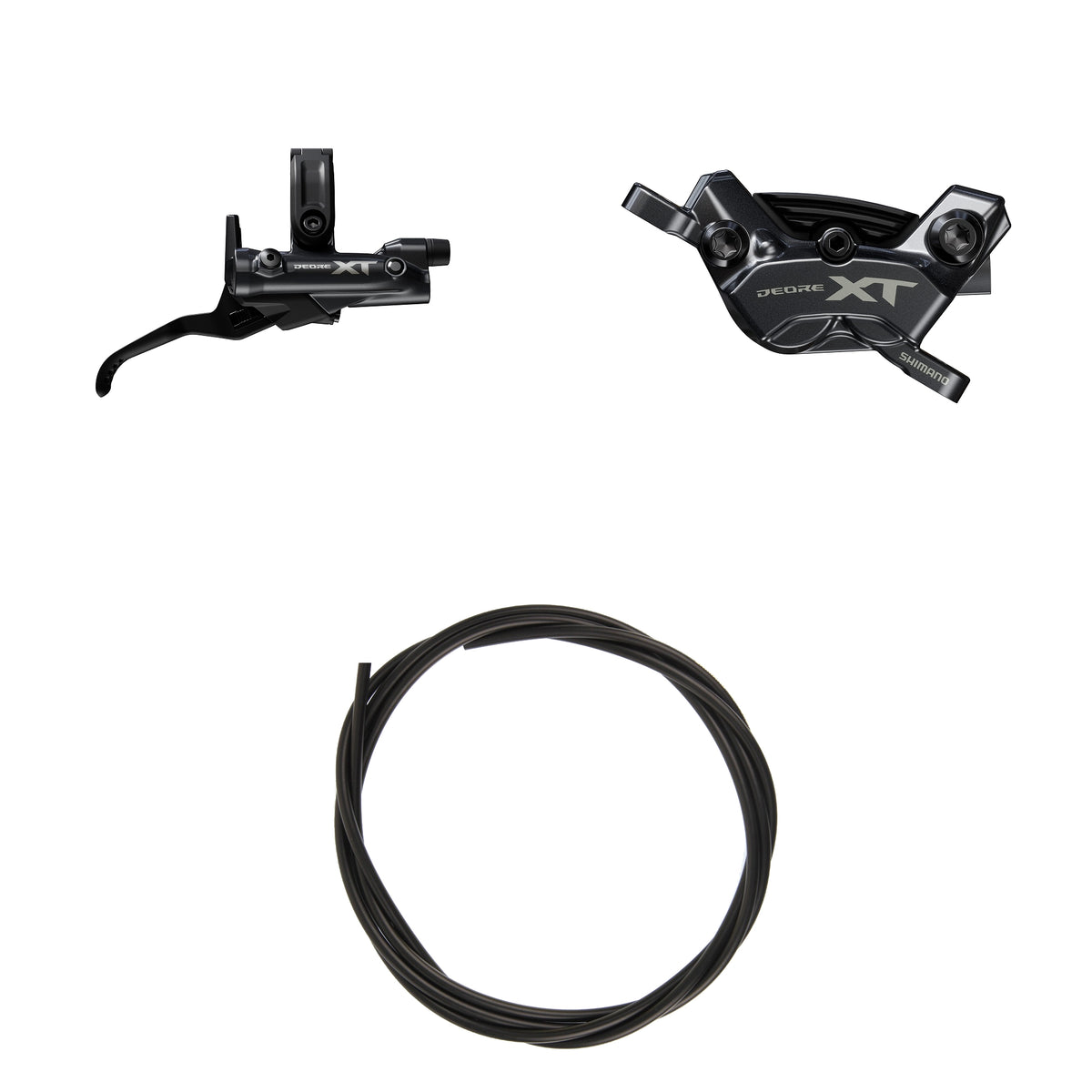 Frenos Disco Hidráulicos Shimano Deore XT BRM8220JTBLM8200 Derecho/Trasero Resina Aleta Sin Adaptador 1700mm Negro #2
