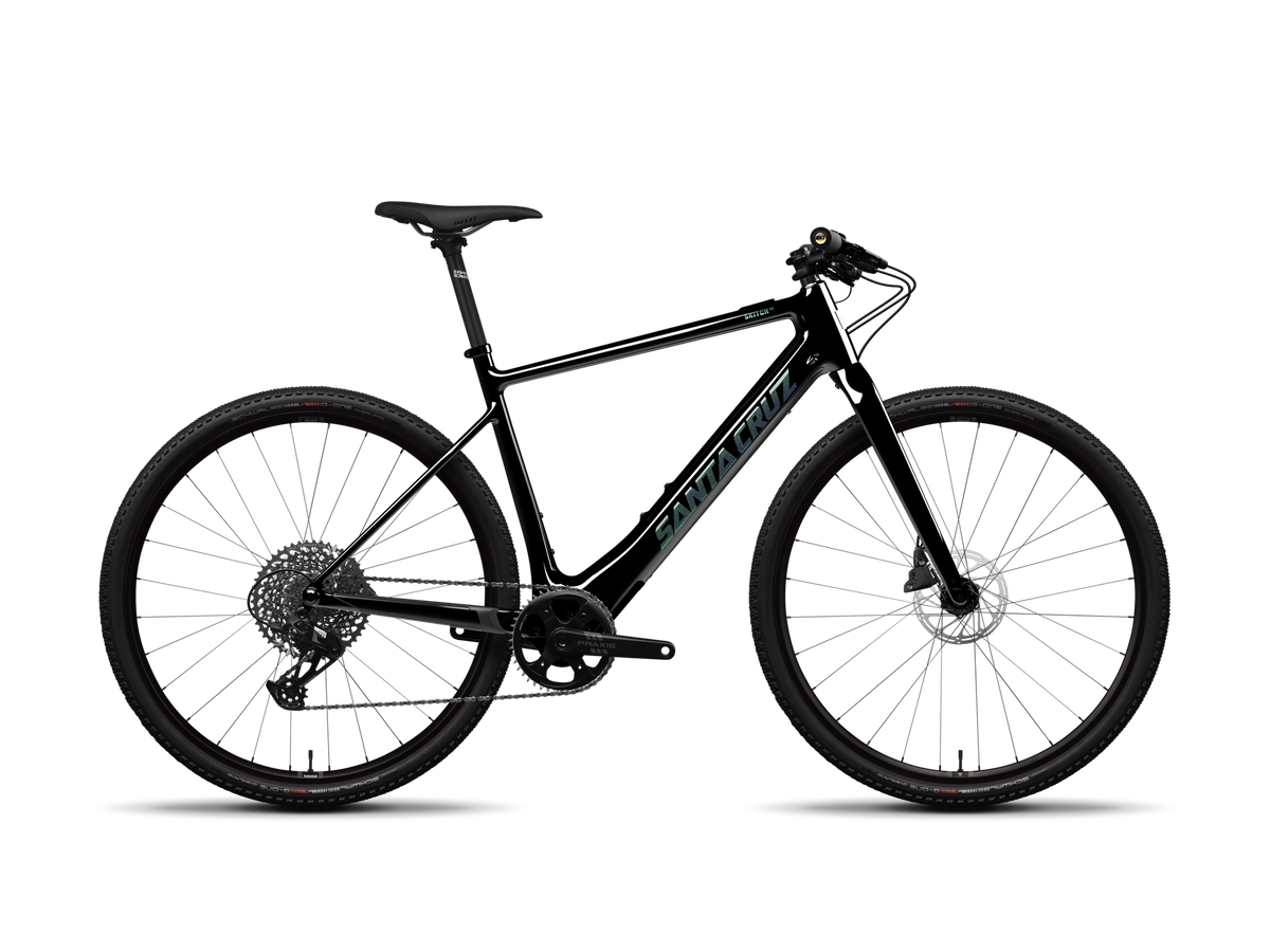 Bicicletas Eléctricas eRoad Santa Cruz Skitch Apex Flat Bar 2026 Gloss Black