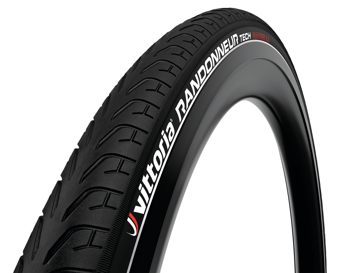 Cubierta Vittoria Ciudad Randonneur Rígida Reflectante G2 Negro #2