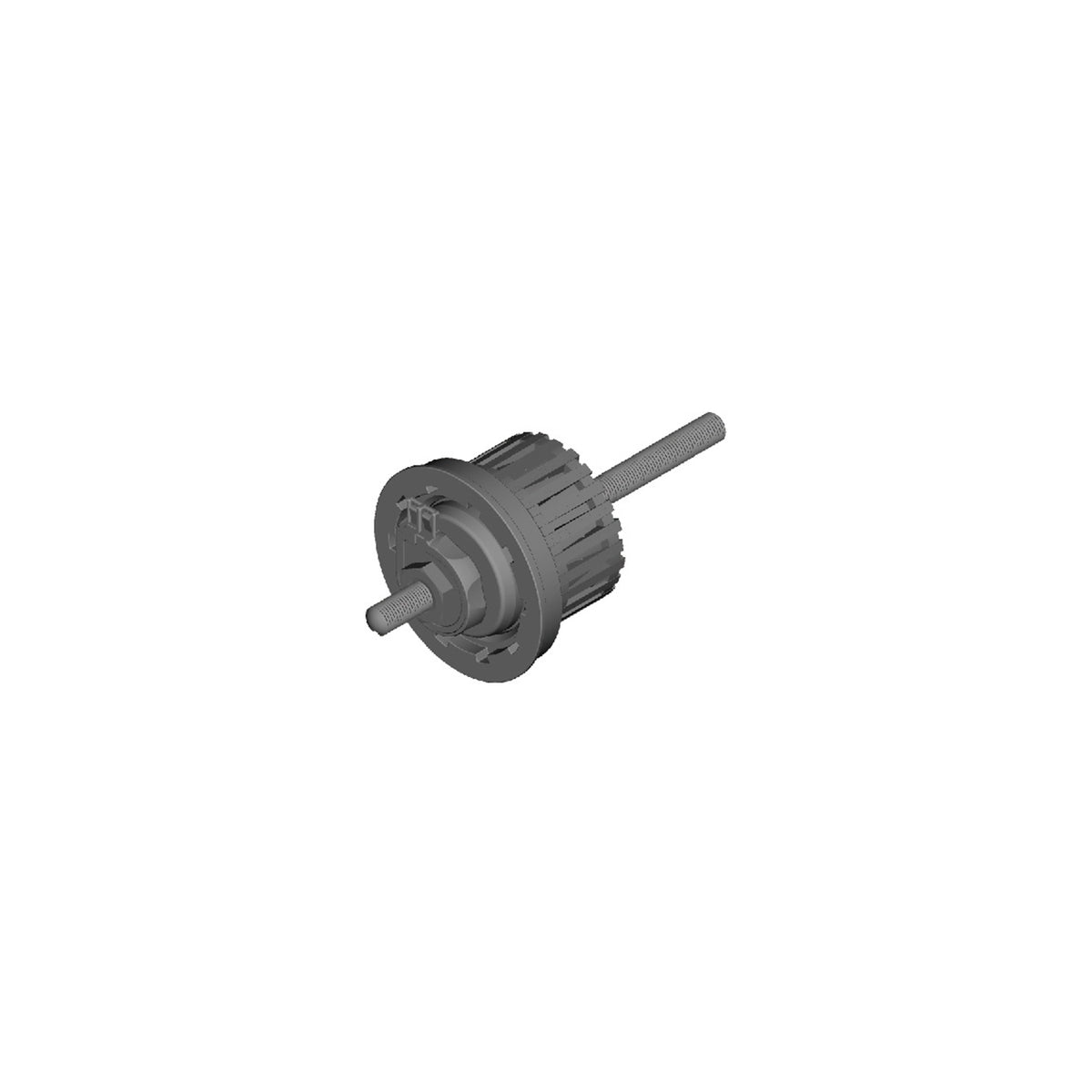 Conjunto Interno Shimano DH-C6000-2R 140mm Plata