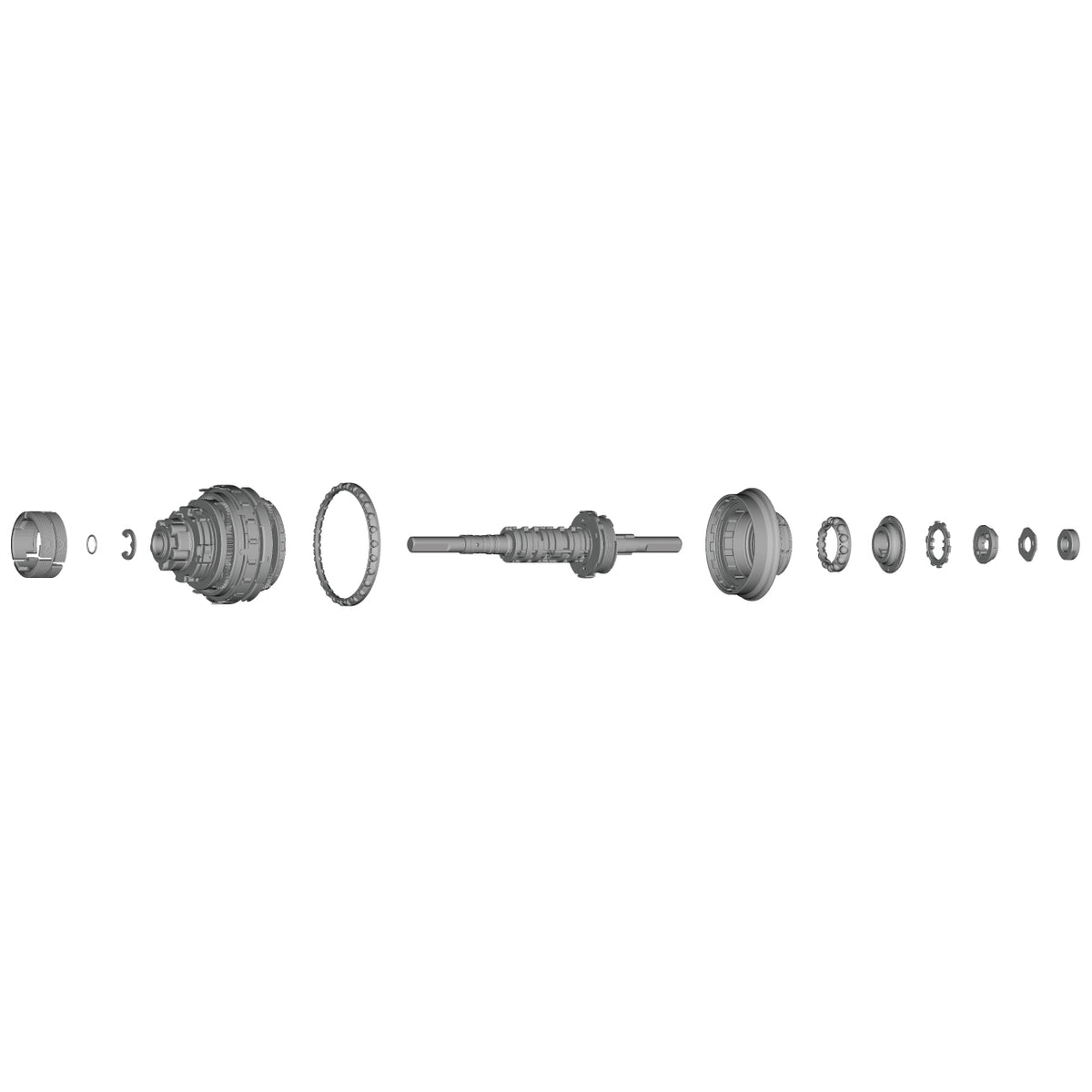 Conjunto Interno Shimano SG-C7002-5CD Plata